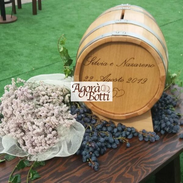 Botte regali in busta con logo a fuoco da utilizzare per eventi vari, matrimoni etc...